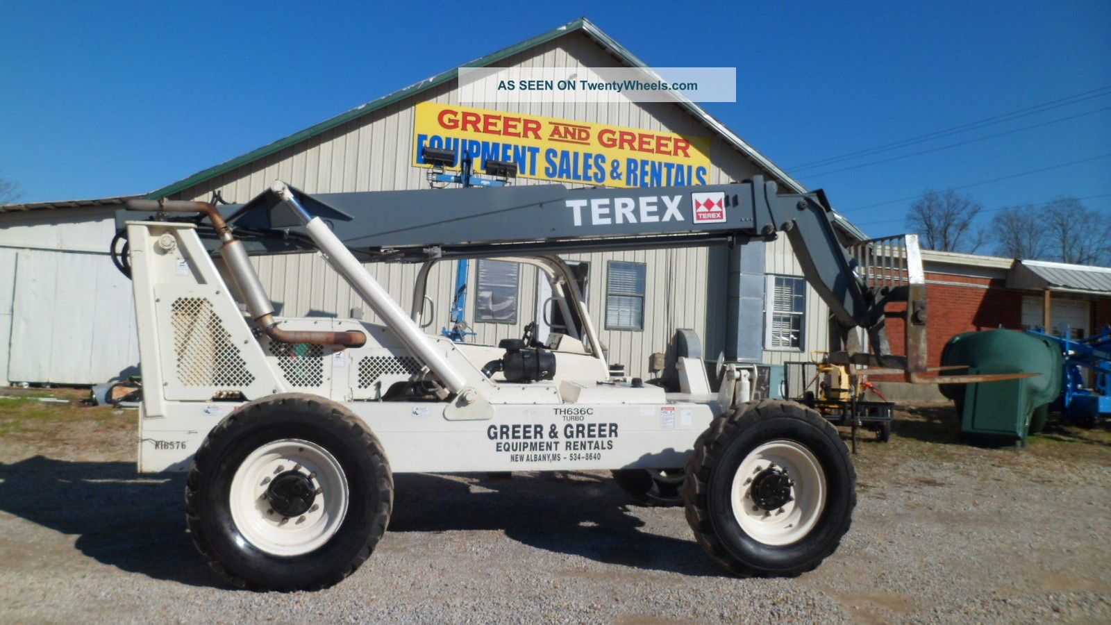 2004 Terex Th636c Telescopic Forklift Foam Filled Tires Forklifts photo