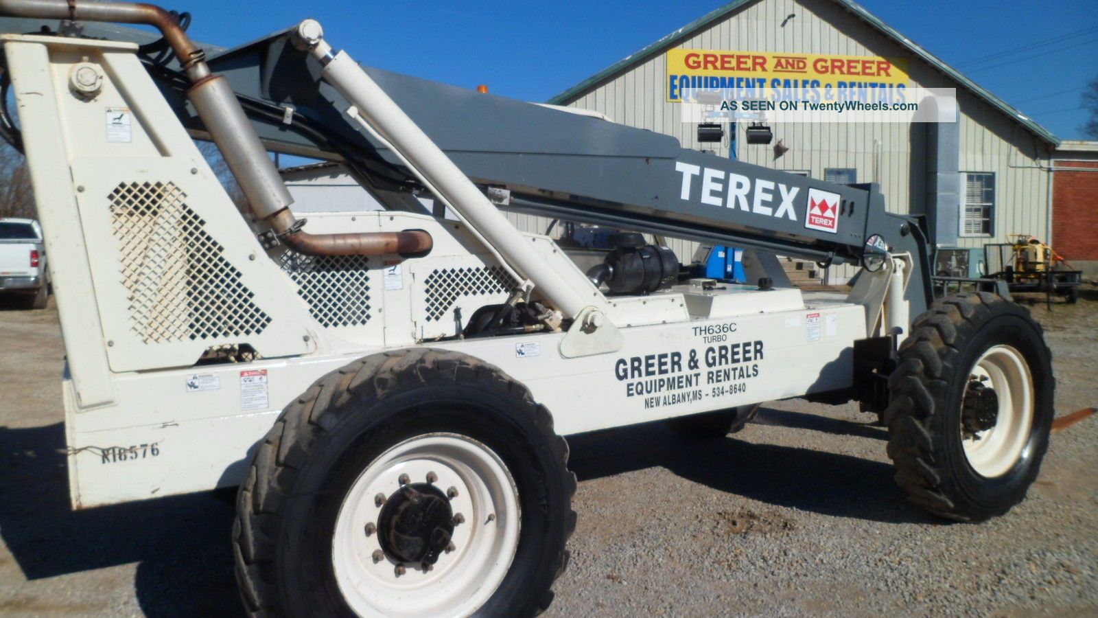 2004 Terex Th636c Telescopic Forklift Foam Filled Tires