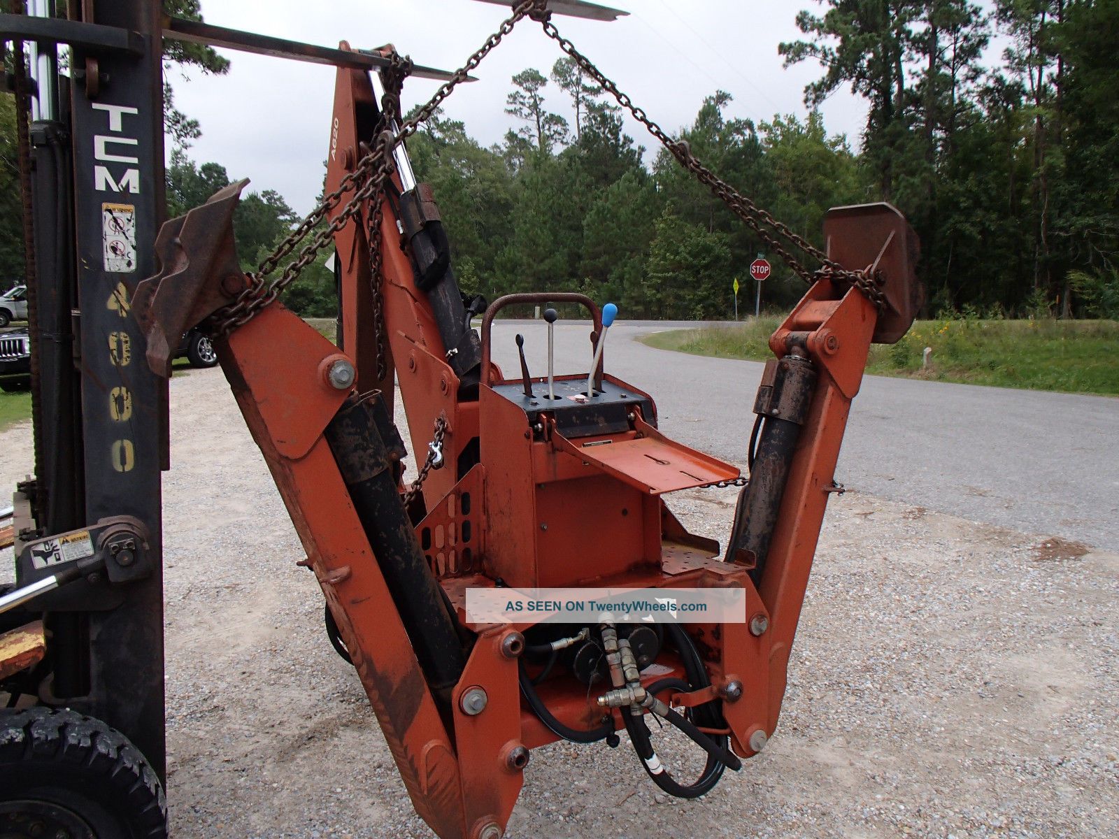 2001 Ditch Witch A620 Backhoe Attachment Construction Trencher Digger