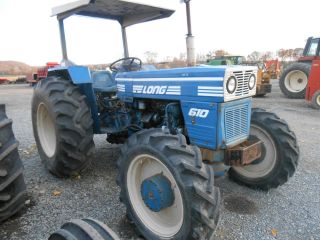 Long 610 4x4 65hp 3pt 80%tires Very Good Running Tractor In Pa Hydrolic Pump photo