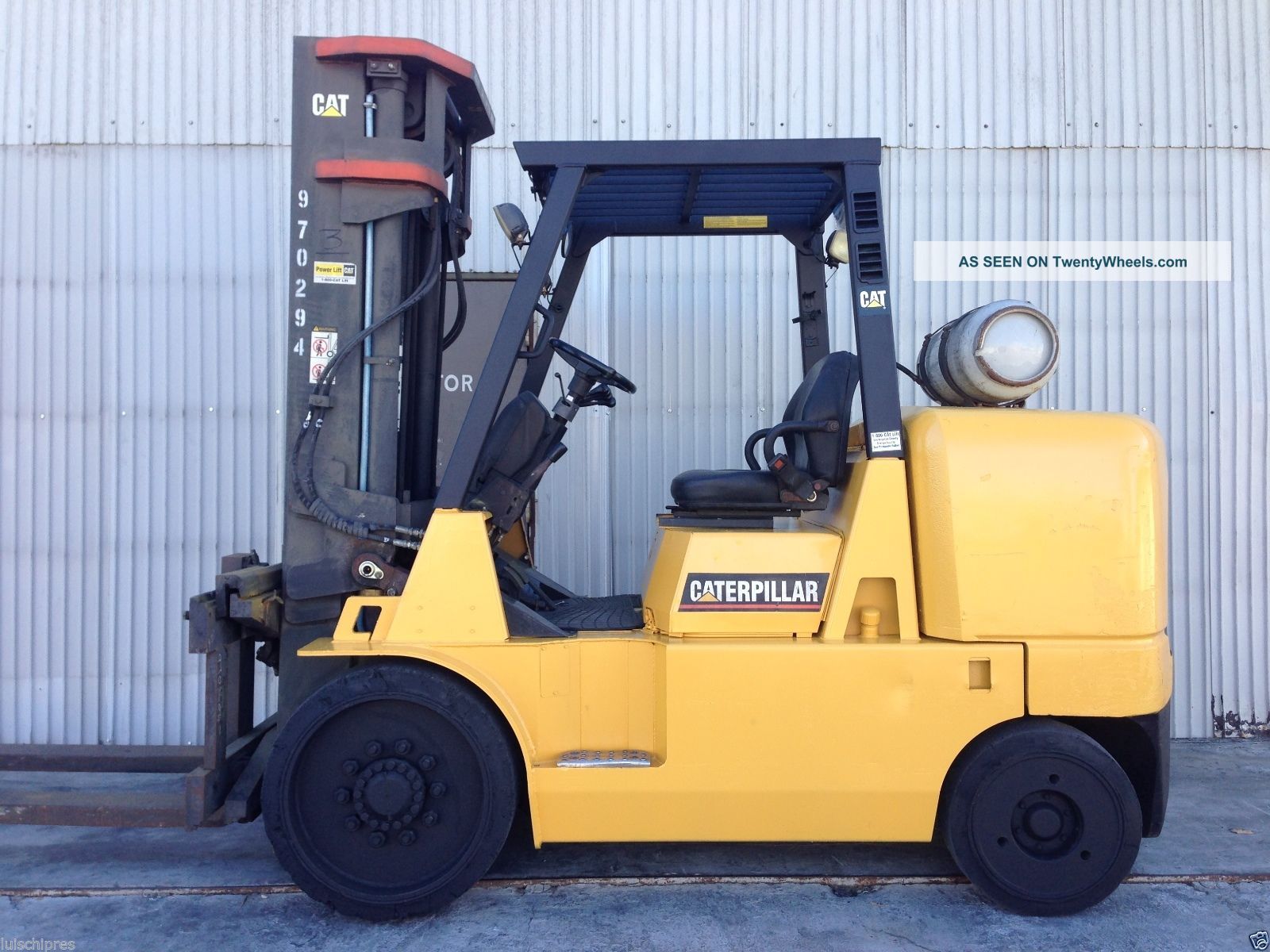 1999 quot Caterpillar Gc70k quot 15500 Lb Capacity Lift Truck Forklift