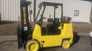 Hyster 8000 Lb Forklift 3 Stage Mast Lp Cushion Sideshifter photo