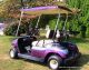 2005 Yamaha Golf Cart Gas Custom Air Brushed Marble And Steel Plated Look Utility Vehicles photo 8