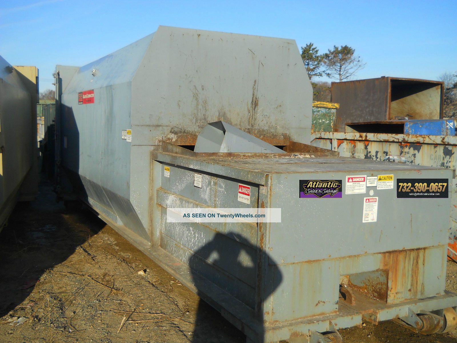 Roll Off Compaction Unit Self Contained, Ptr 30 Yrd With Power Pack