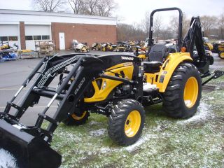 2012 Yanmar Lx4900 Turbo Diesel Compact Tractor With Loader And Backhoe 4x4 photo