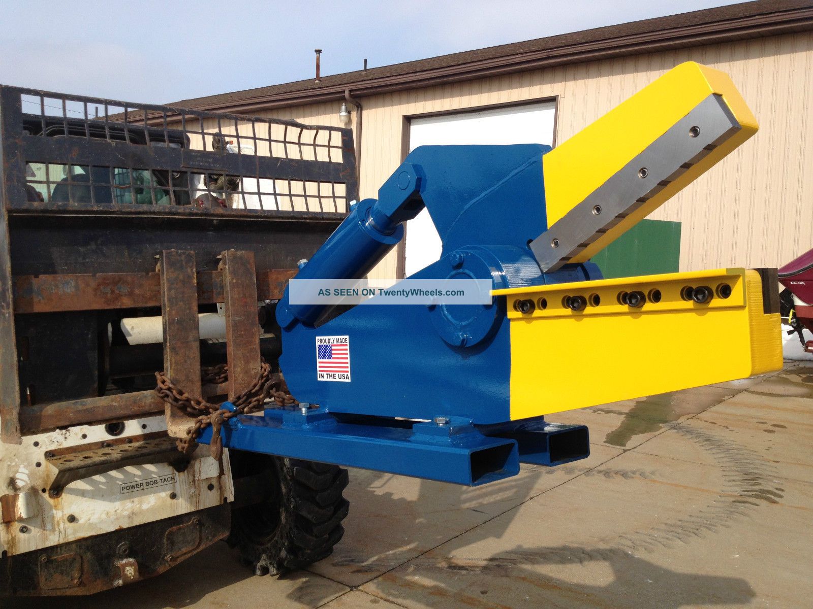 R E S 25 " Hydraulic Alligator Scrap Metal Cleaning Shear 10 Hp U. S. Made