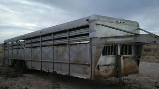 40 Ft.  Heavy Duty Enclosed Livestock Trailer photo
