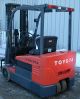 Toyota Model 7fbeu20 (2003) 4000lbs Capacity 3 Wheel Electric Forklift Forklifts photo 1