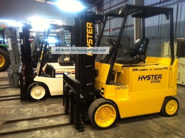 1998 Hyster Electrical Forklift,  Model: S/n C098v02439 - 7,  200 Lb.  Capacity Forklifts photo
