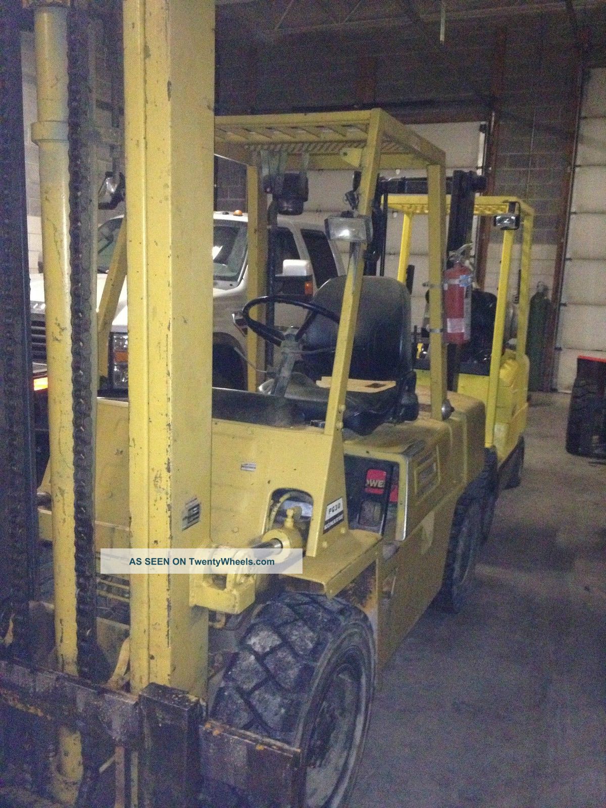 Komatsu Model Fg30 7 6000 Pneumatic Tired Forklift, Nissan Gasoline