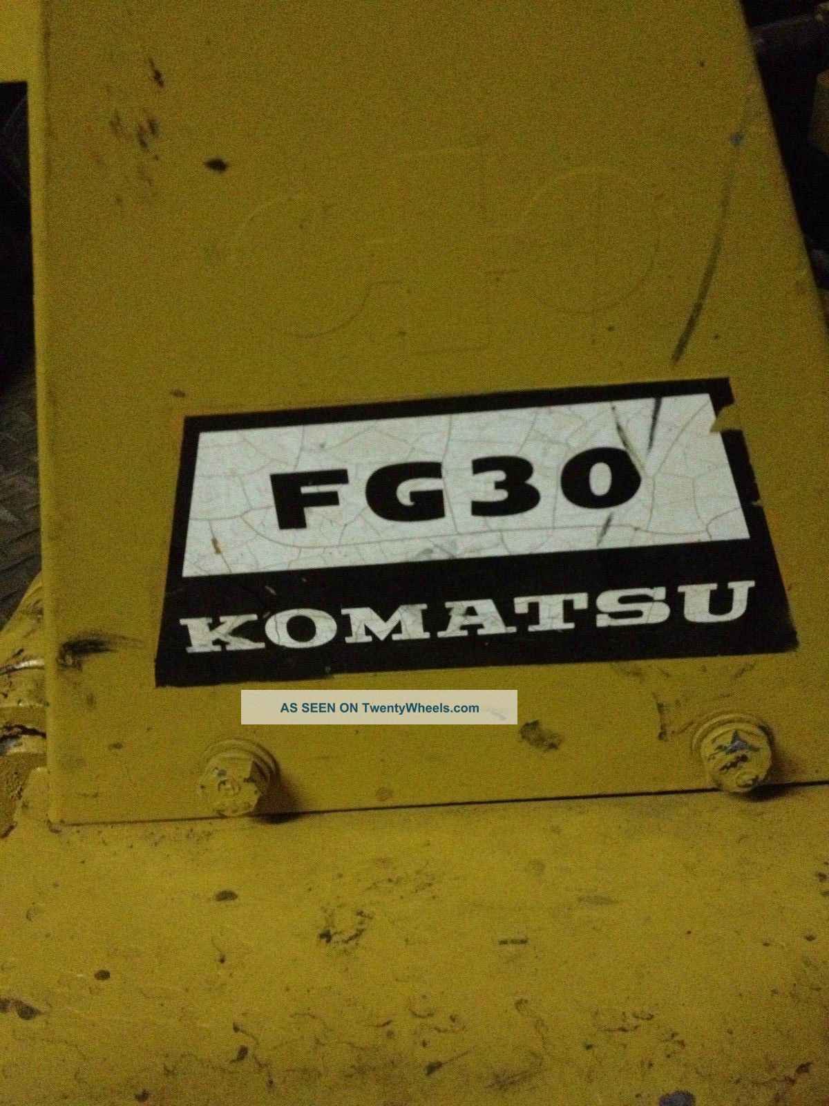 Komatsu forklift nissan engines #4