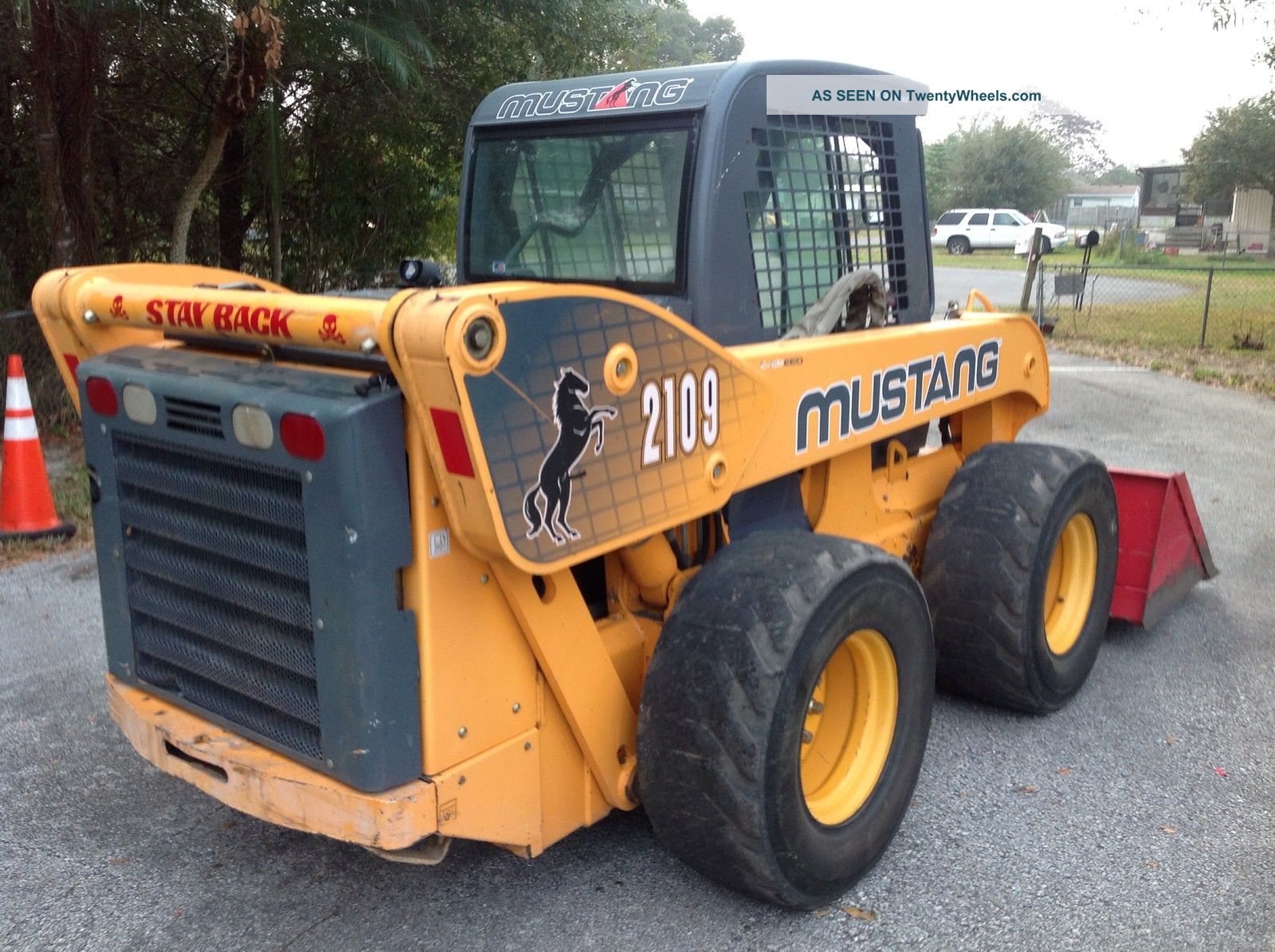 2109 Mustang 115 Hp Skid Steer Loader Less Then 800 Hours Hand And Foot