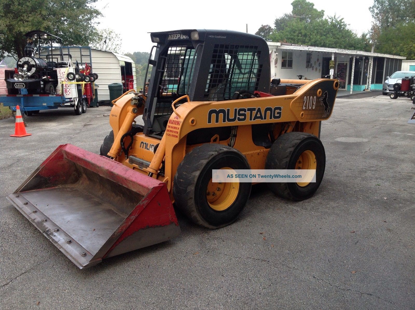 2109 Mustang 115 Hp Skid Steer Loader Less Then 800 Hours Hand And Foot