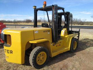 Hyster Forklift 15500 Lbs H155xl Pneumatic Tires Fork Positioner,  Side Shift, photo