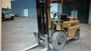 Allis Chalmers Fpd 60 - 24 - 2ps Pneumatic Tire Forklift photo