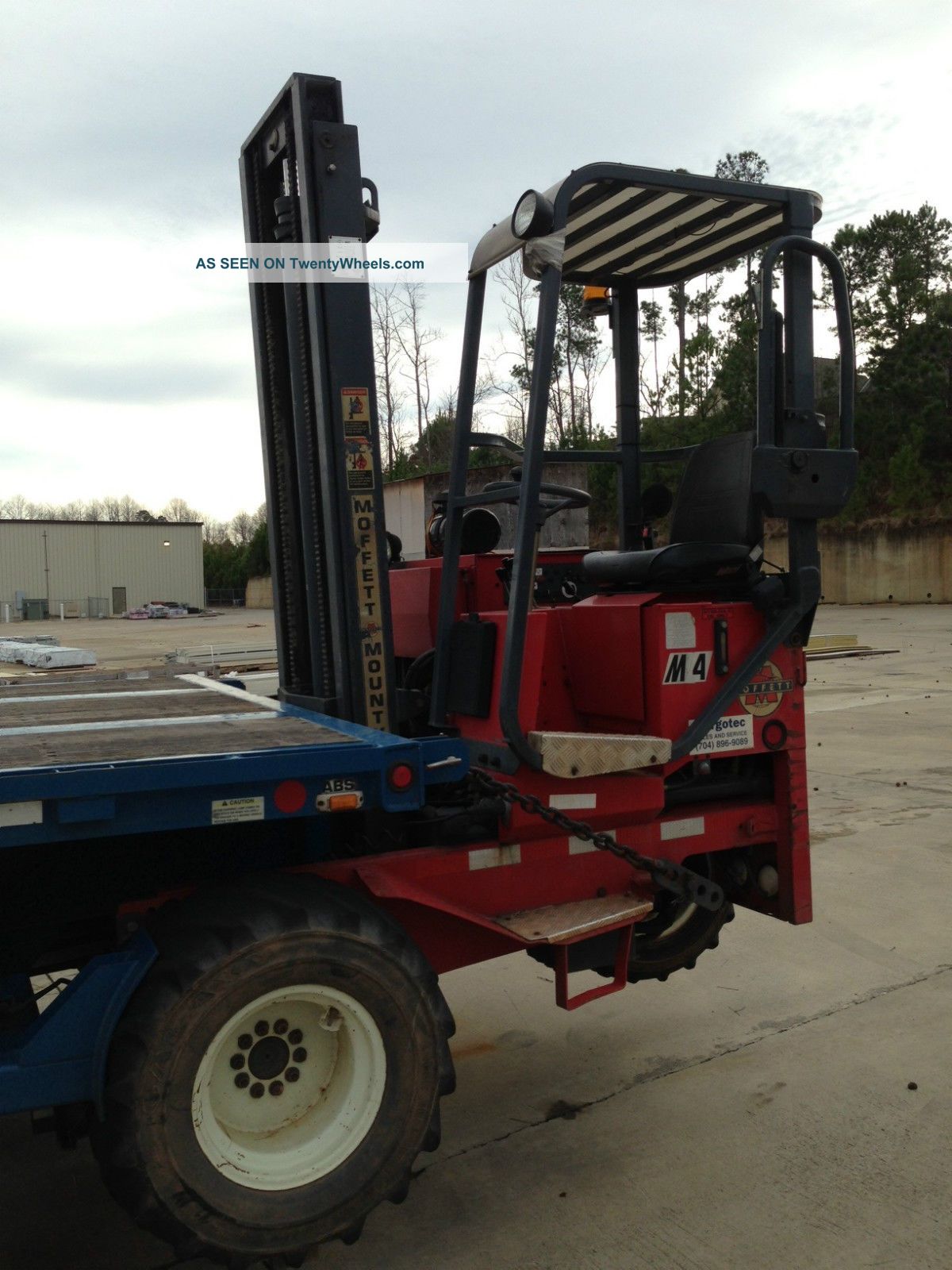 2002 Moffett Forklift With 12 ' Mast Forklifts photo