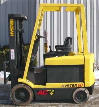 Hyster Model E60z (2004) 6000lbs Capacity Electric Forklift photo