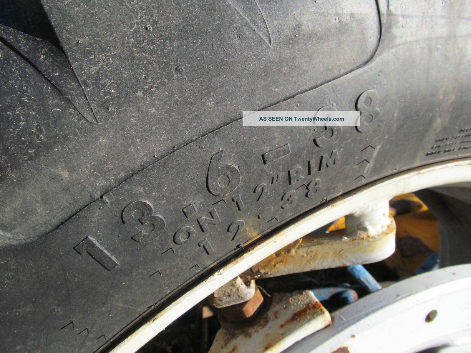 Ford 4000 tractor rear tires #2