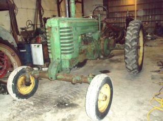 1943 John Deere Aw Solid Tractor Excellent Tires photo