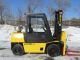 Hyster H80xl Cab Forklift Lift Truck Hilo Fork,  Pneumatic 8,  000lb Lift Yale Forklifts photo 4