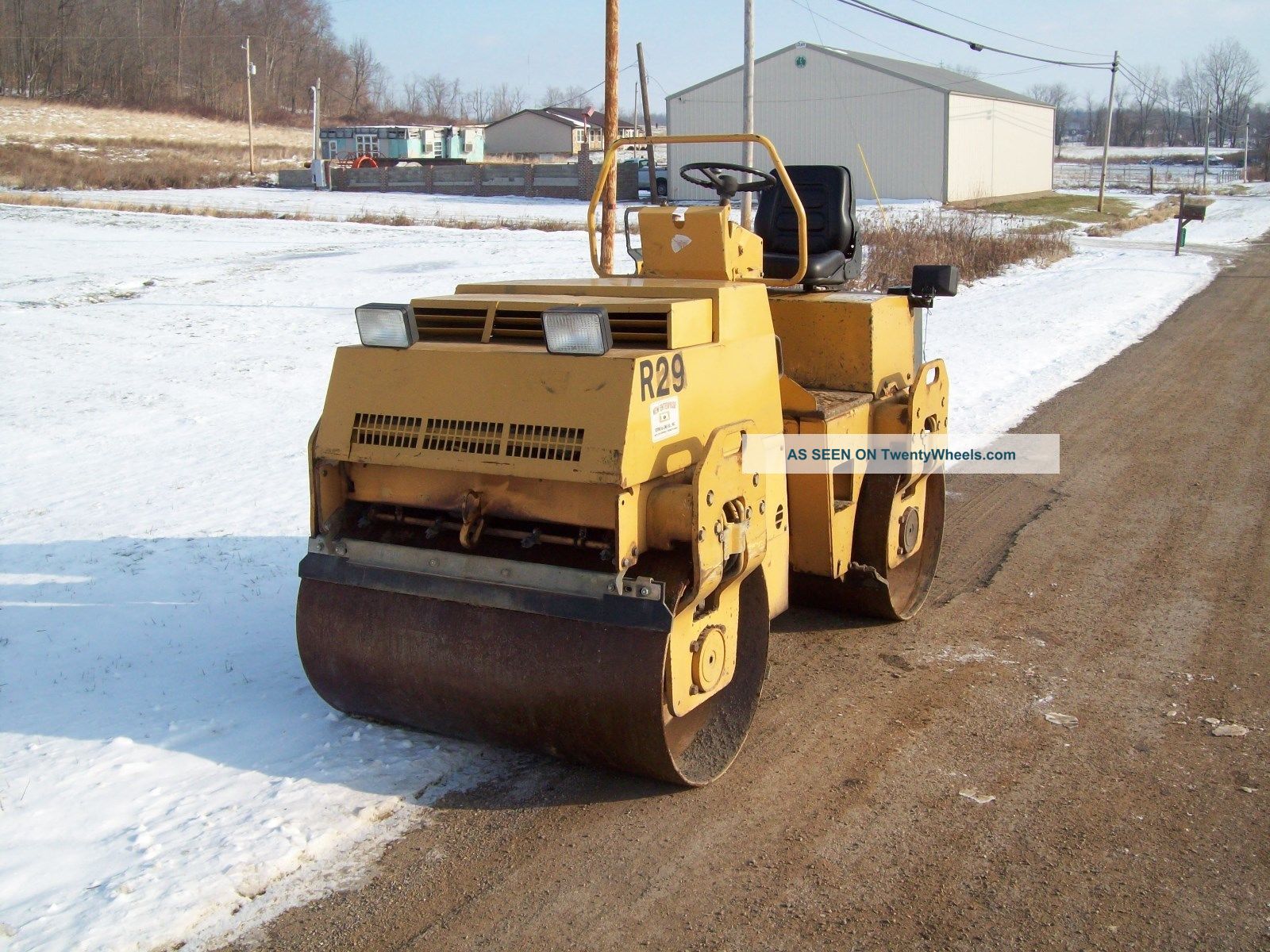 Hypac C747b 47 " Dbl Drum Vibratory Asphalt/stone Roller