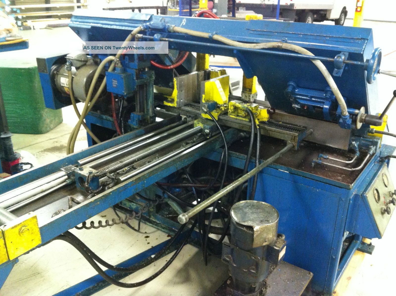 10 " X 12 " Peerless Horizontal Band Saw Model Hb1012 1979