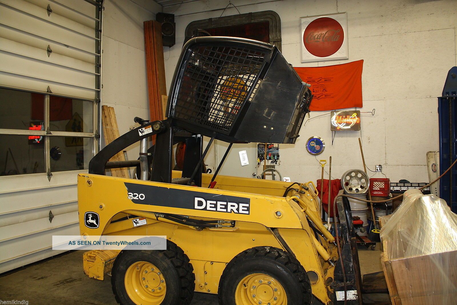 2006 John Deere 320 Skid Steer W/ Forks & Oem Bucket Great Machine