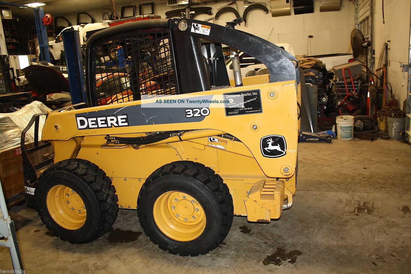2006 John Deere 320 Skid Steer W/ Forks & Oem Bucket Great Machine 2006 John Deere 320 Skid Steer W/ Forks & Oem Bucket Great Machine