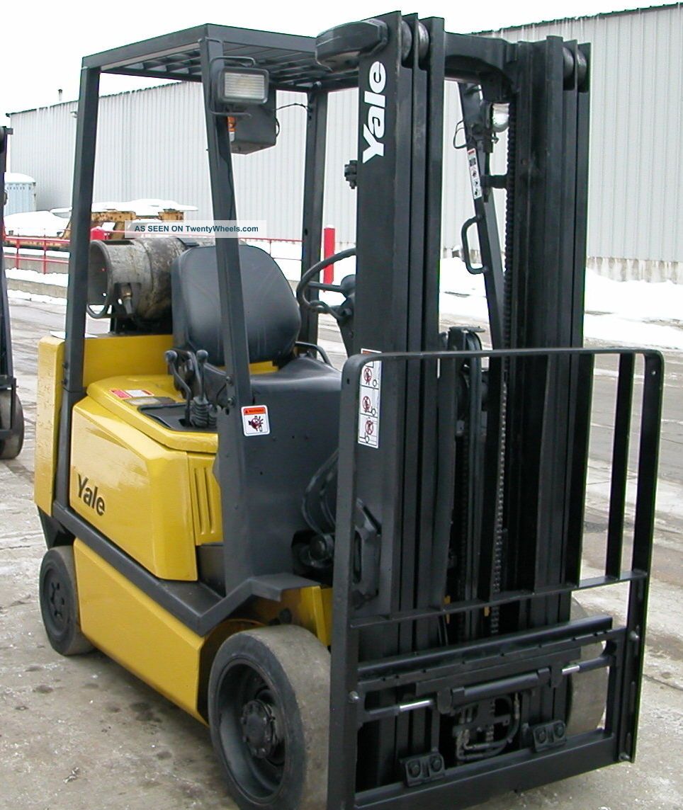 Yale Model Glc050de 1995 5000lbs Capacity Lpg Cushion