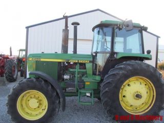 1991 John Deere 4455 Diesel Farm Tractor W/cab 4x4 photo
