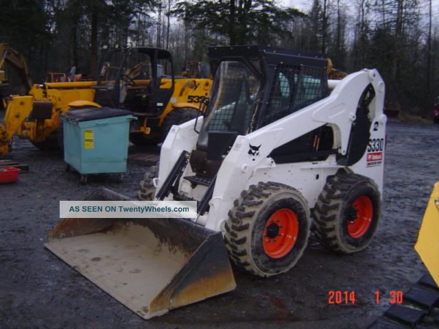 2008 Bobcat S330 High Flow Skid Steer 685 Hours Cab Skid Steer Loaders photo