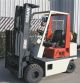 Nissan Model Aph02a25v (1987) 5000lbs Capacity Lpg Pneumatic Tire Forklift Forklifts photo 1