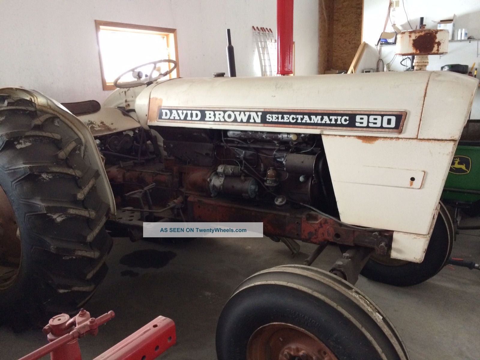 David Brown 990 Tractor Antique & Vintage Farm Equip photo