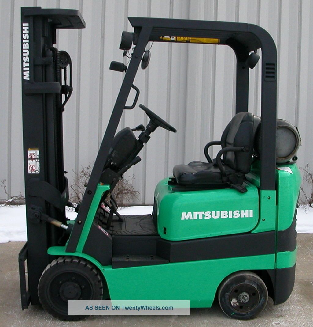 Mitsubishi Model Fgc15k (2000) 3000lbs Capacity Lpg Cushion Tire Forklift Forklifts photo