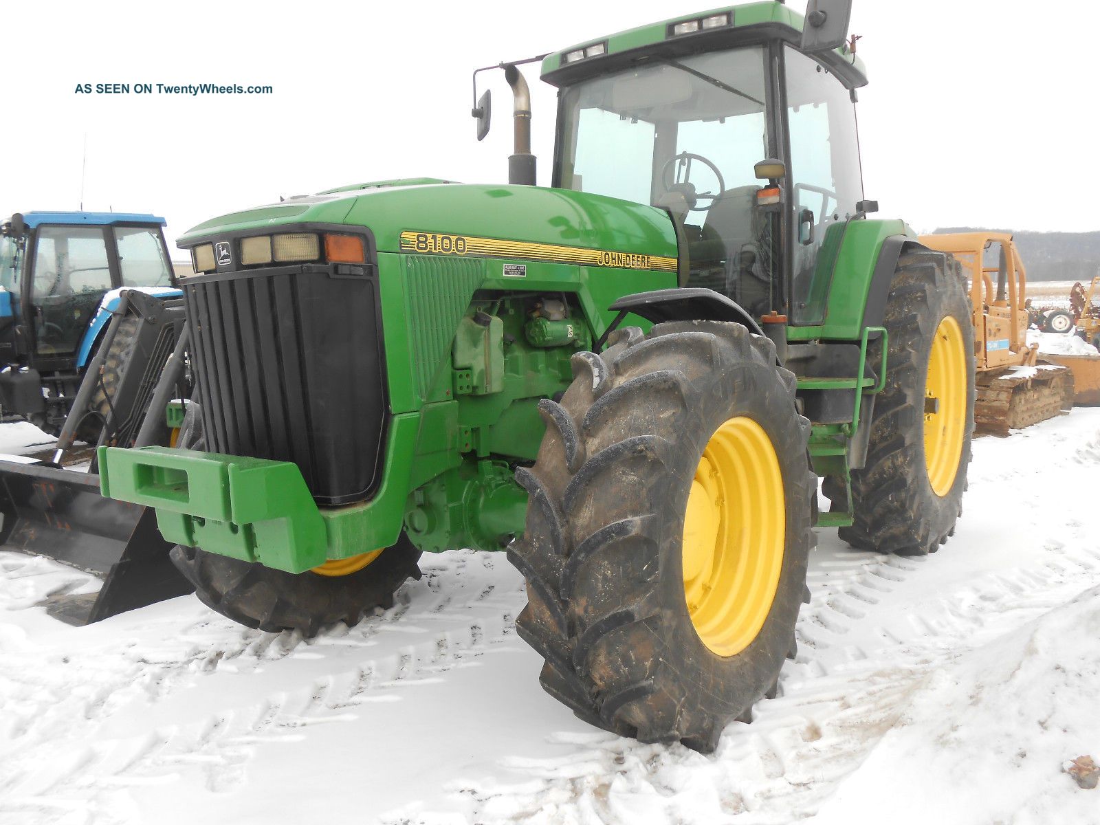 John Deere 8100 4x4 Low Hrs 42in.  Radials Cab Power Shift In Pa Tractors photo
