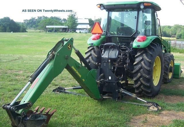 John Deere 5520 4x4 Cab Ac Heat 1975 Hrs Fel And Backhoe Financing Tractors photo