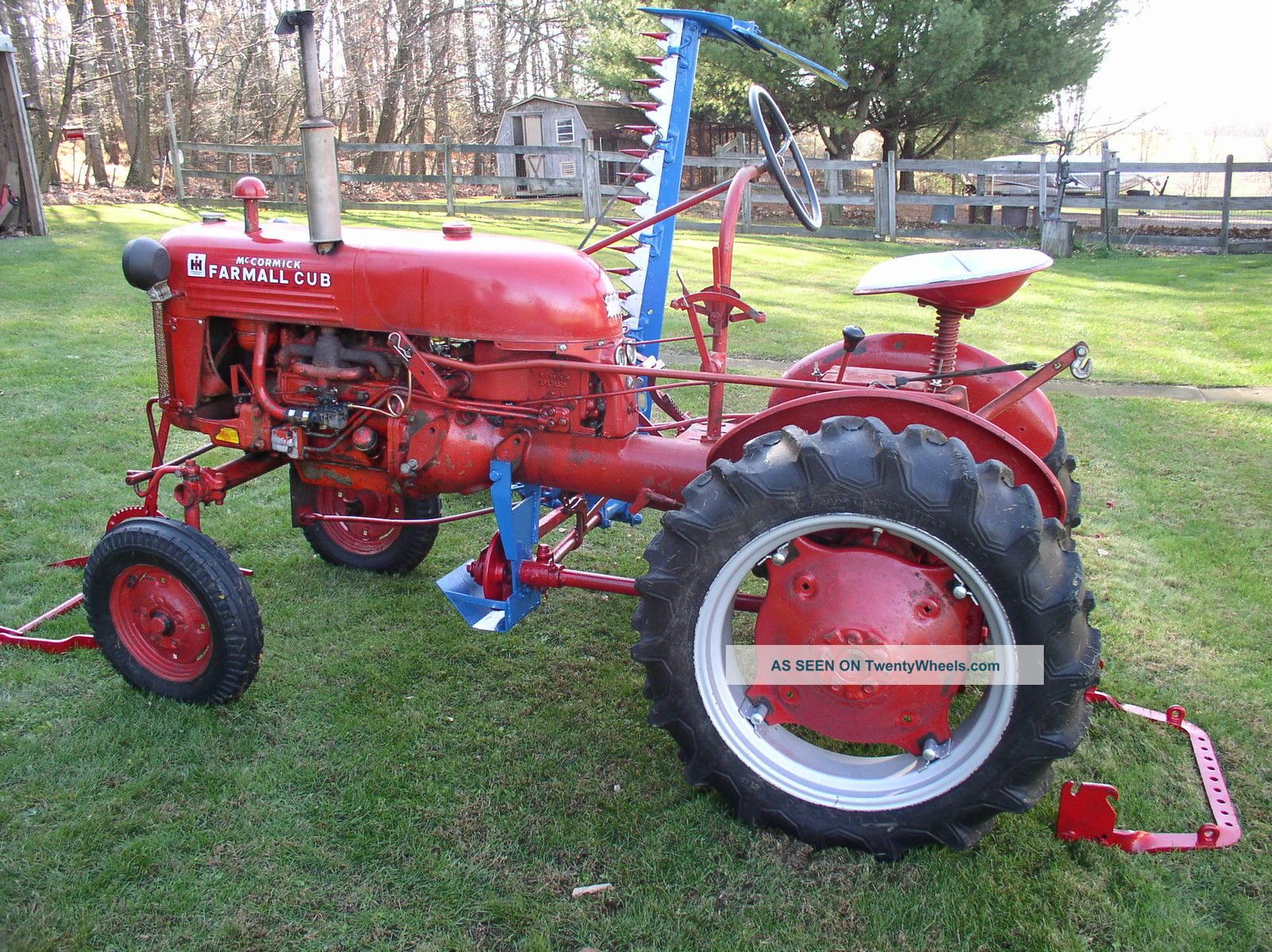 1949 Farmall Cub Tractor With Implements