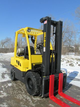 2012 Hyster H70ft Forklift Lift Truck Hilo Fork,  Pneumatic 7,  000lb Lift Yale photo
