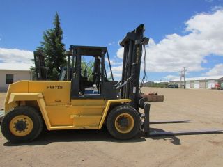 Hyster Forklift 28,  000 Lbs.  Diesel.  Great Forklift photo