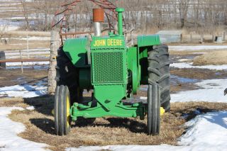 Antique John Deere Tractor photo