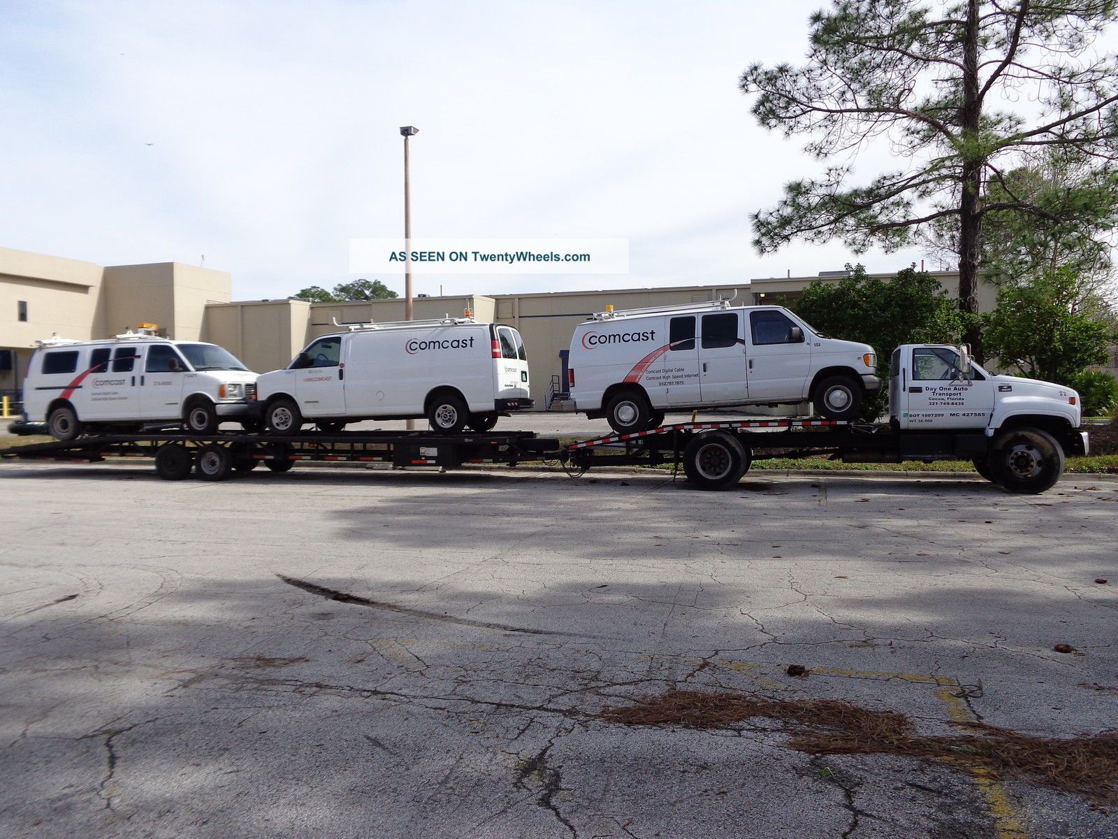 1997 Chevrolet 7500 Ramp Truck Car Hauler Daycab Semi Trucks photo