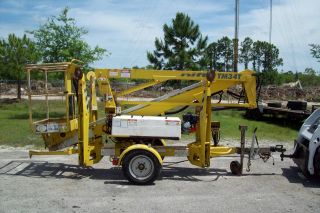 Nifty Tm34t Telescopic Boom Lift,  40 ' Working Height,  Battery Powered,  $9999 photo