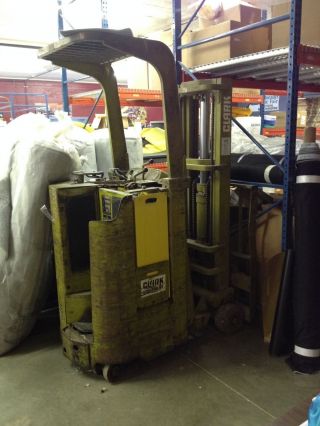 Electric Fork Lift And Charger photo