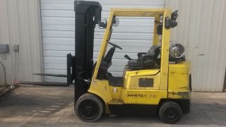2002 Hyster 7000 Lb Forklift 3 Stage Mast Lp Cushion photo