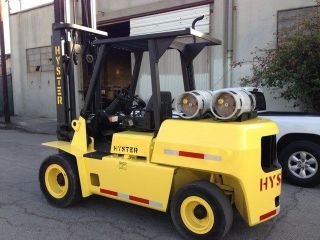 1992 Hyster 100xl Gas/propane Forklift,  10,  000 Lb Cap 5k Hours Side Shift, photo