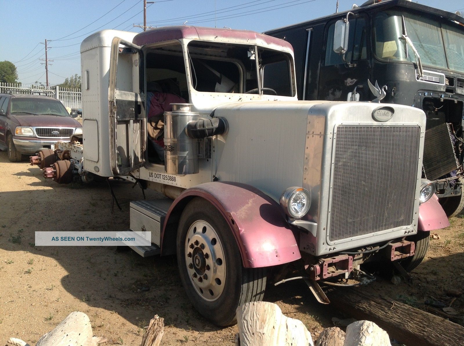 1974 Peterbilt Sleeper Semi Trucks photo