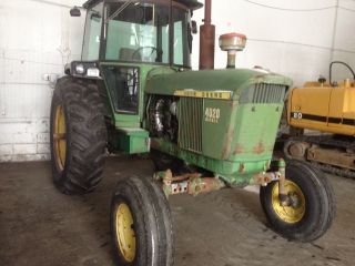 Rare John Deere 4020 Diesel With Sound Guard Cab Powershift One Of A Kind photo