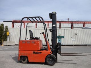 Baker Ftd 050 5,  000 Lbs Electric Forklift - Triple Mast - Side Shift - Only photo