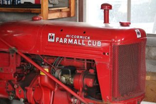1948 Mccormick Deering Farmall Cub Tractor photo