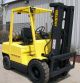Hyster Model H60xm (2002) 6000lbs Capacity Dual Fuel Pneumatic Tire Forklift Forklifts photo 1